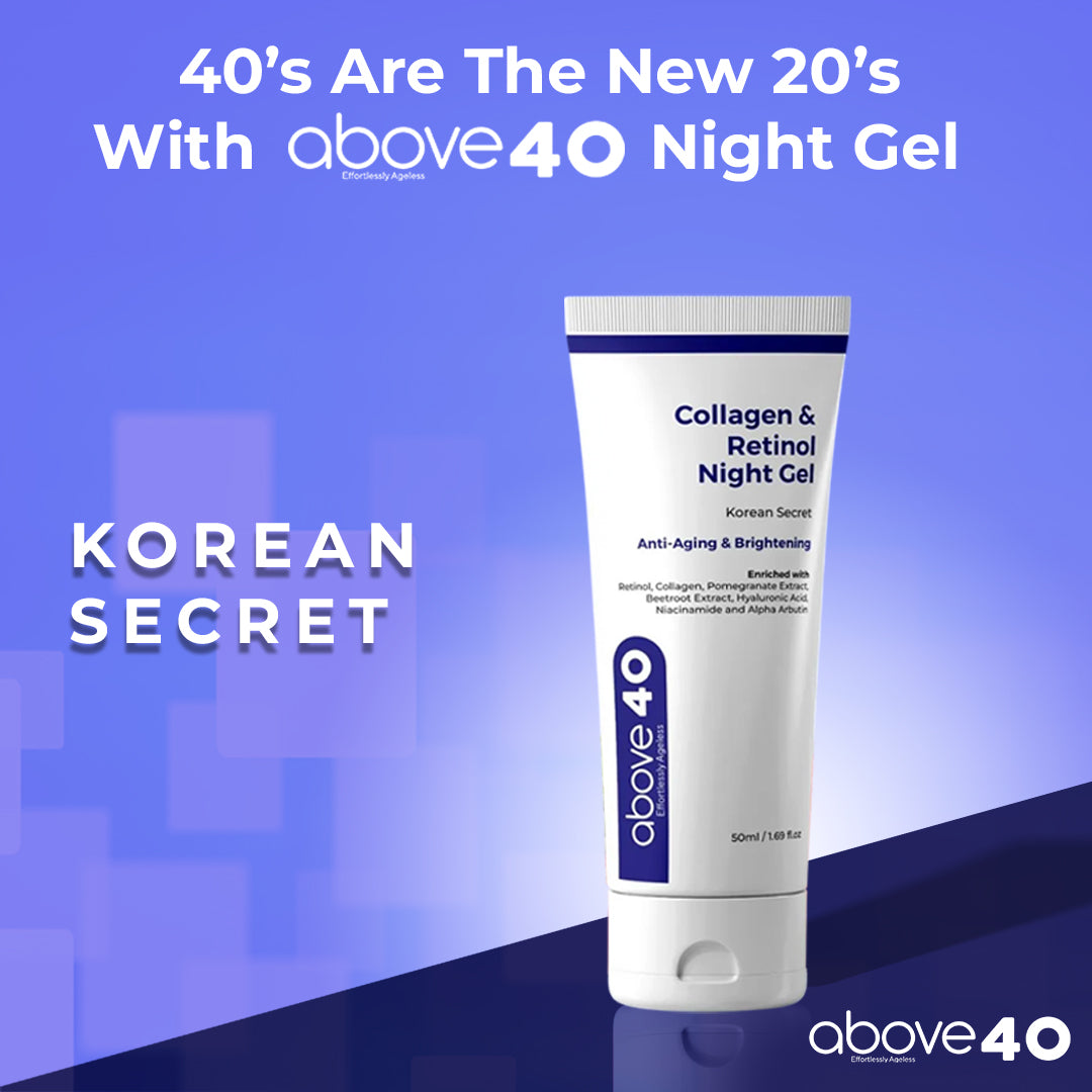 Collagen & Retinol Anti-Ageing & Brightening Night Gel Cream | For Men & Women