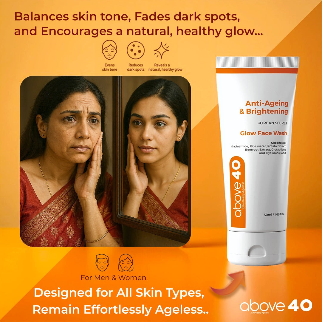 Anti-Ageing & Brightening Glow Face Wash | For Men & Women