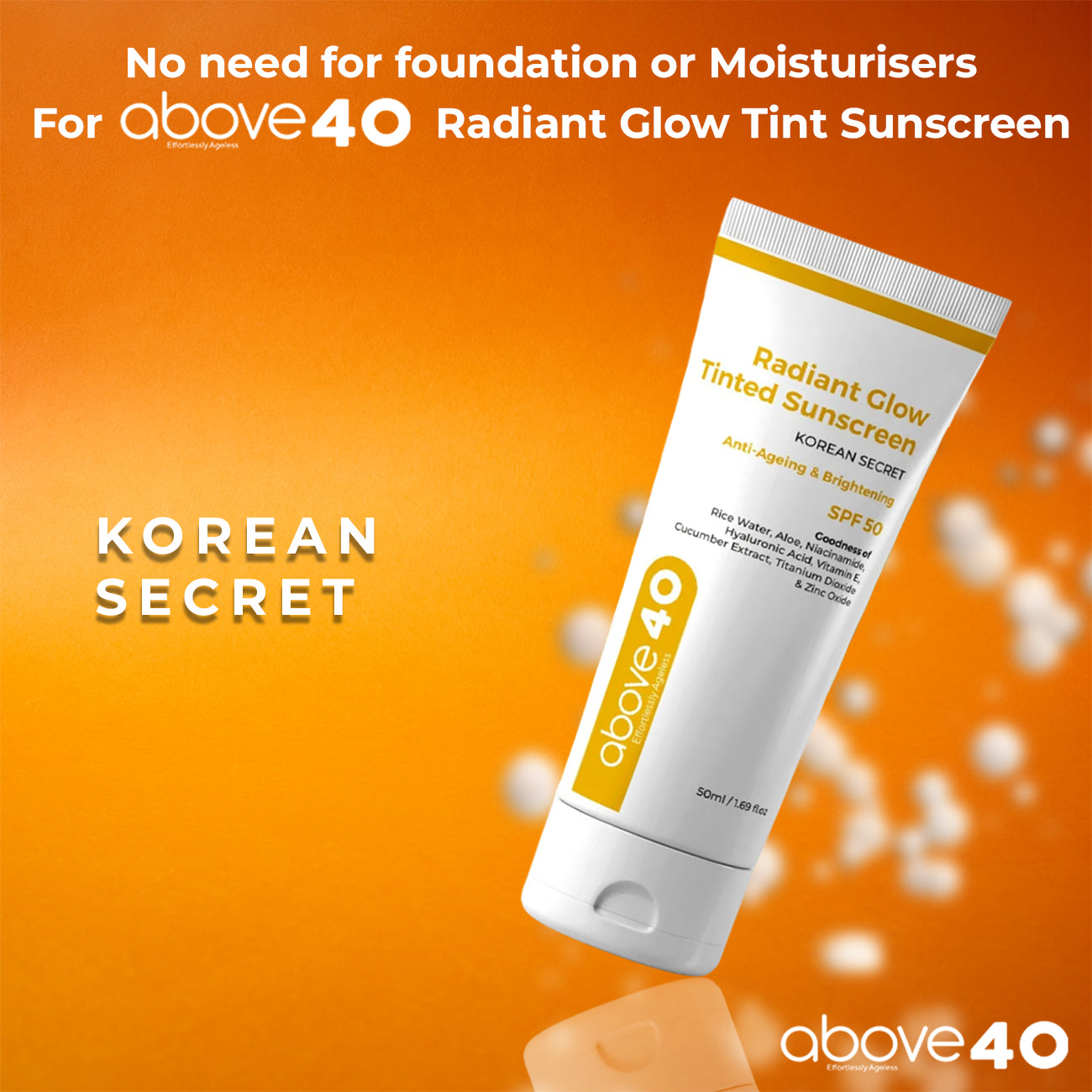 Radiant Glow Tint Sunscreen – Anti Ageing and Brightening | For Men & Women