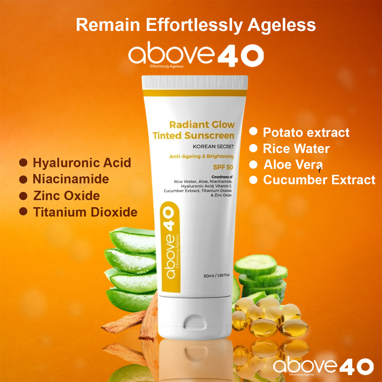 Radiant Glow Tint Sunscreen – Anti Ageing and Brightening | For Men & Women