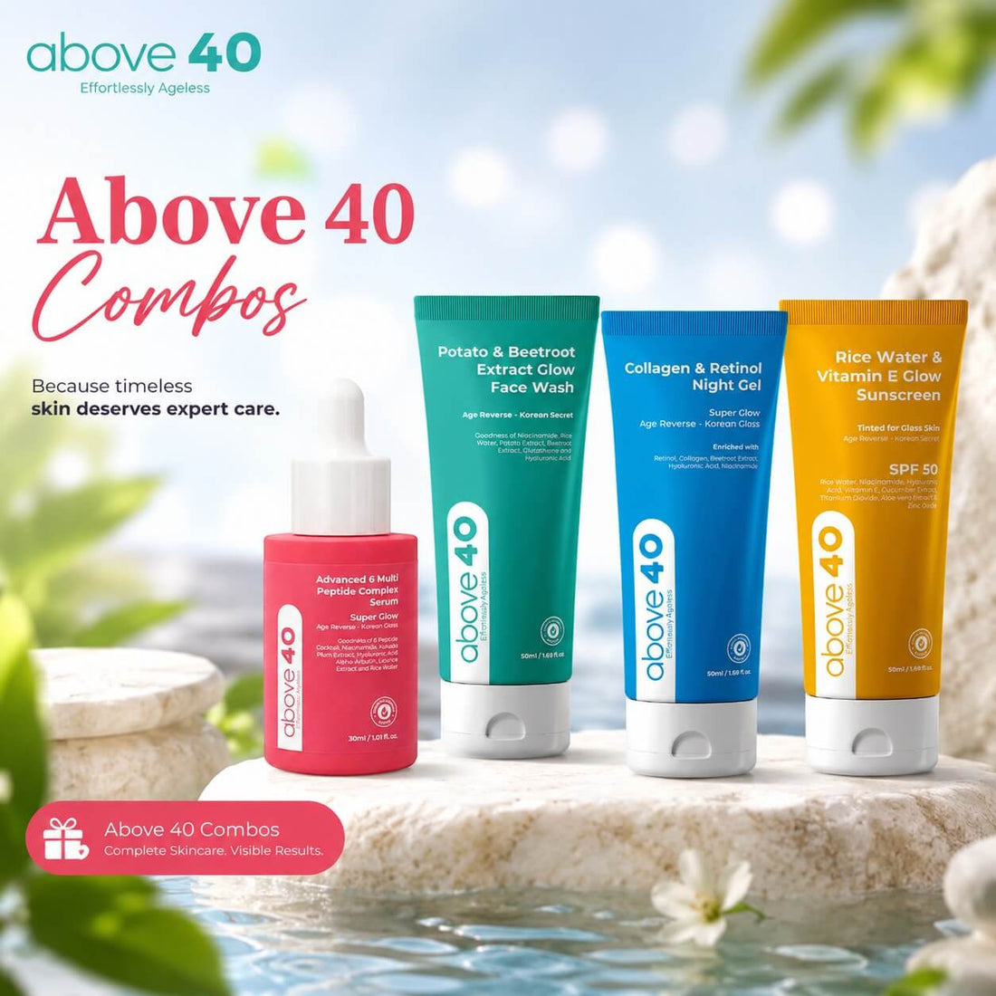 Above40 Combo Offers: Save Up to 56% on Skincare Kits Made for Mature Skin