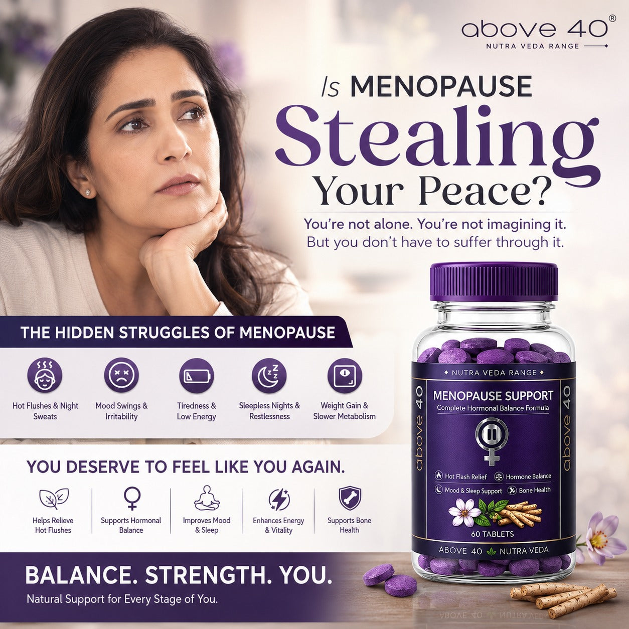 Menopause Support Tablets: A Complete Guide to Managing Menopause Naturally | Above 40