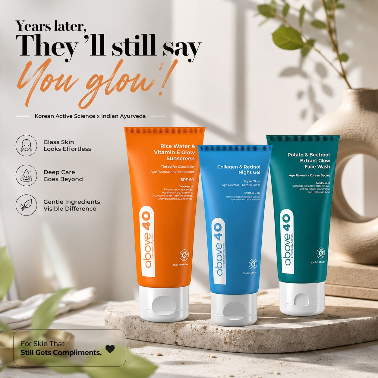 Youthful Skin Trio ✨: The Complete Day-and-Night Anti-Ageing Routine After 40