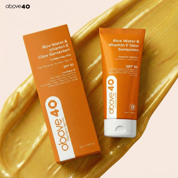 Tinted Sunscreen SPF 50 PA++++ – Korean Glow Sunblock with Niacinamide & Hyaluronic Acid