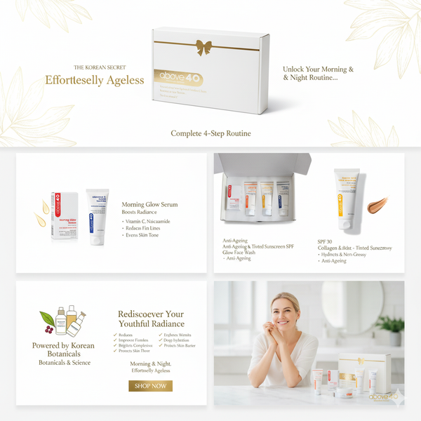 Above40 Complete Holistic Skincare Ritual Box - Gift the Art of Self-Love