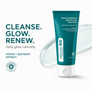 Glow Face Wash – Korean Anti Ageing & Brightening Cleanser with Glutathione
