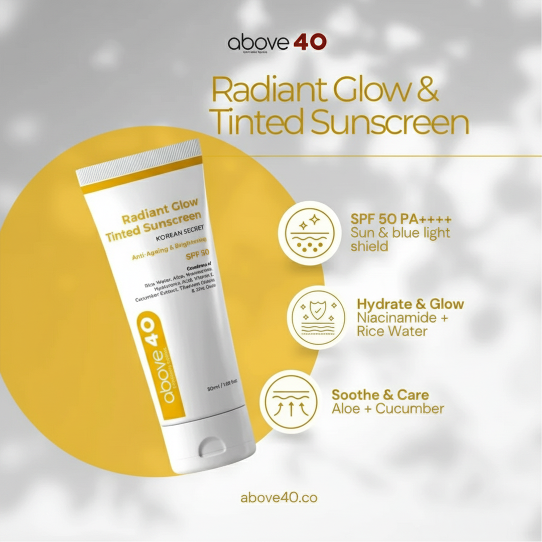 Radiant Glow Tint Sunscreen – Anti Ageing and Brightening | For Men & Women