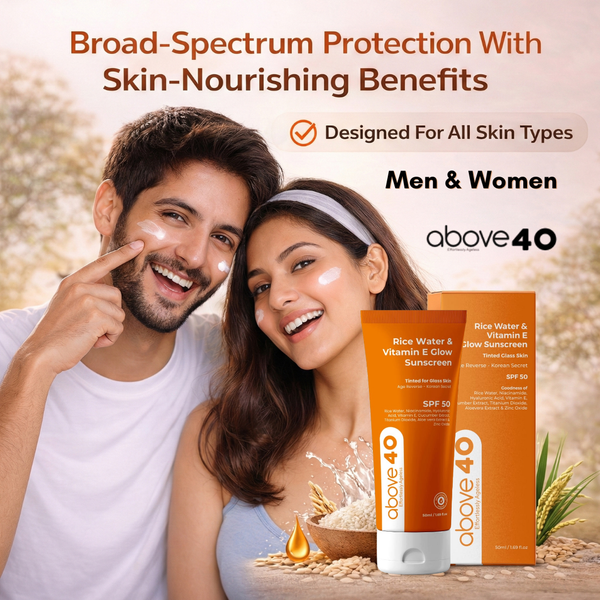 Tinted Sunscreen SPF 50 PA++++ – Korean Glow Sunblock with Niacinamide & Hyaluronic Acid