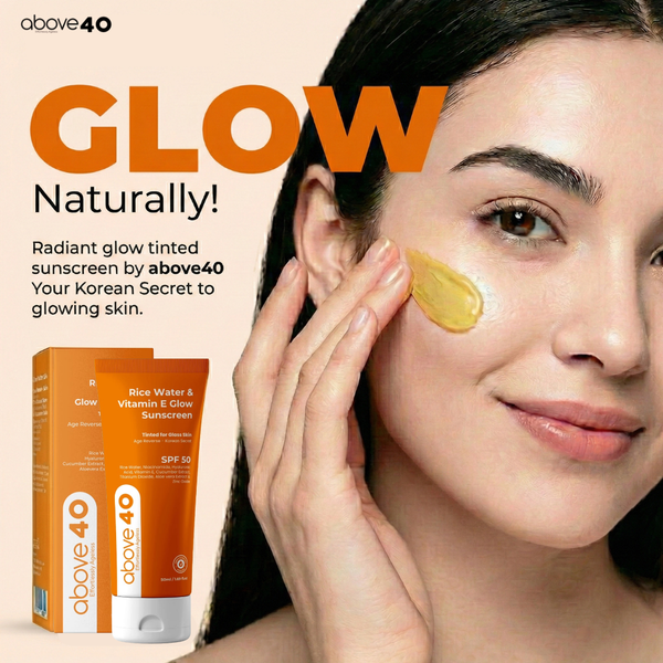 Tinted Sunscreen SPF 50 PA++++ – Korean Glow Sunblock with Niacinamide & Hyaluronic Acid
