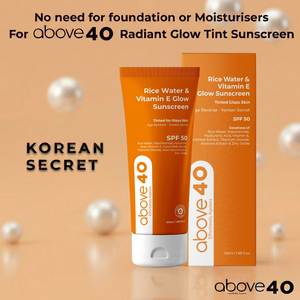 Tinted Sunscreen SPF 50 PA++++ – Korean Glow Sunblock with Niacinamide & Hyaluronic Acid