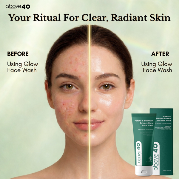 Glow Face Wash – Korean Anti Ageing & Brightening Cleanser with Glutathione