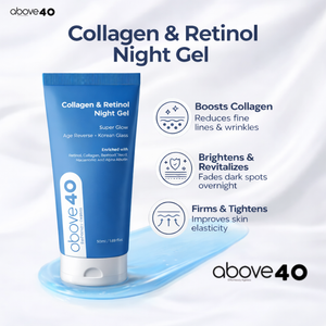 Retinol Night Cream – Korean Anti Aging Lightweight Gel Cream for Fine Lines & Wrinkles with Retinol & Collagen | Women & Men
