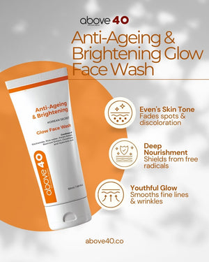 Anti-Ageing & Brightening Glow Face Wash | For Men & Women