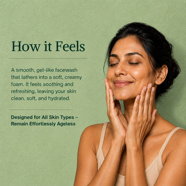 Glow Face Wash – Korean Anti Ageing & Brightening Cleanser with Glutathione