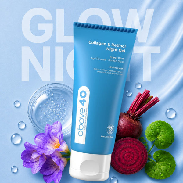 Retinol Night Cream – Korean Anti Aging Lightweight Gel Cream for Fine Lines & Wrinkles with Retinol & Collagen | Women & Men