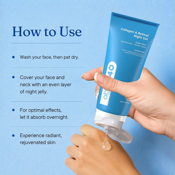 Retinol Night Cream – Korean Anti Aging Lightweight Gel Cream for Fine Lines & Wrinkles with Retinol & Collagen | Women & Men