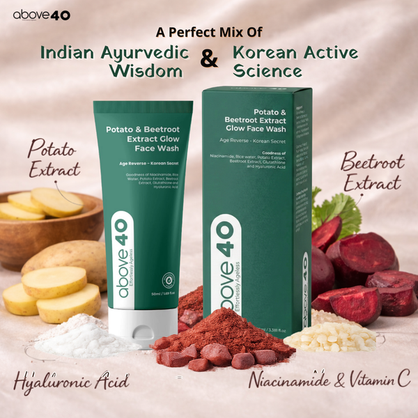 Glow Face Wash – Korean Anti Ageing & Brightening Cleanser with Glutathione