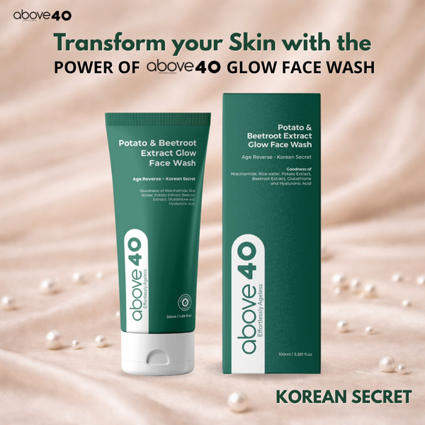 Glow Face Wash – Korean Anti Ageing & Brightening Cleanser with Glutathione