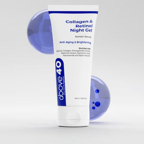 Collagen & Retinol Anti-Ageing & Brightening Night Gel Cream | For Men & Women
