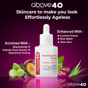 Anti-Ageing & Brightening Morning Glow Serum | For Men & Women