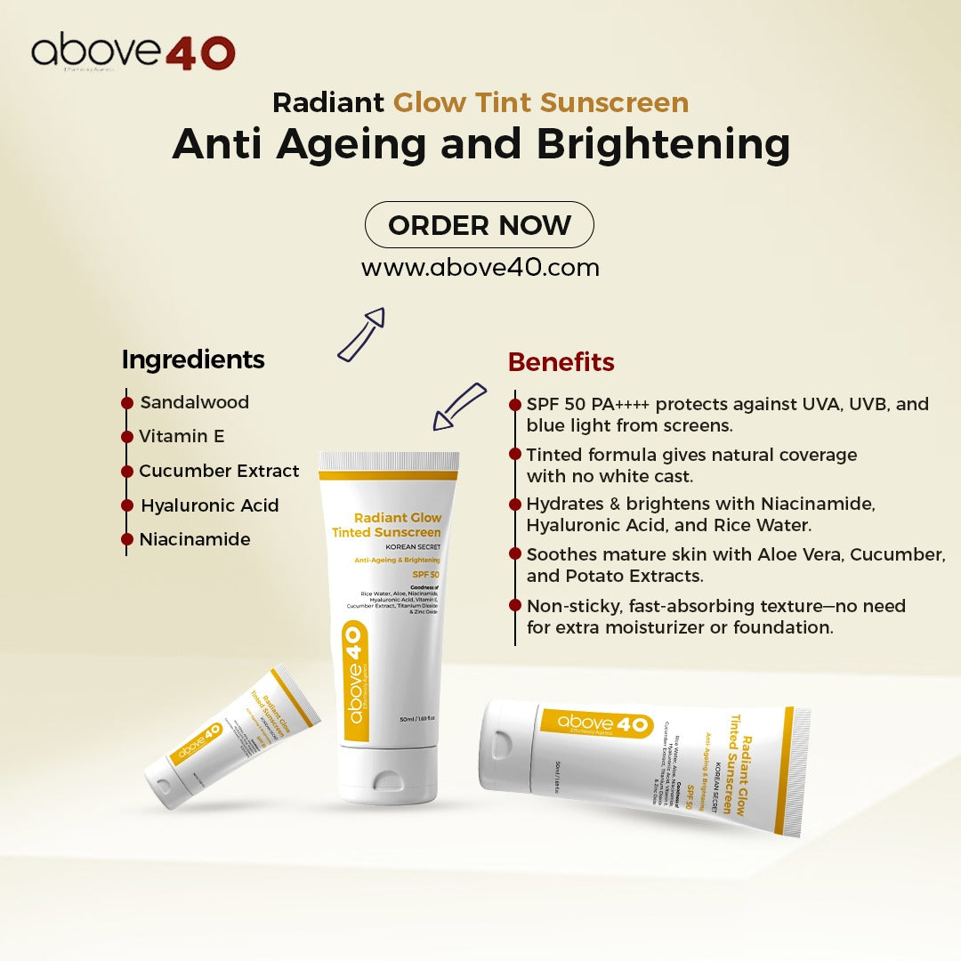 Radiant Glow Tint Sunscreen – Anti Ageing and Brightening | For Men & Women