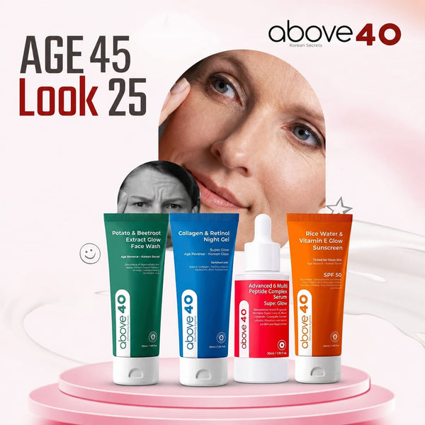 Above40 Complete Holistic Skincare Ritual Box - Gift the Art of Self-Love