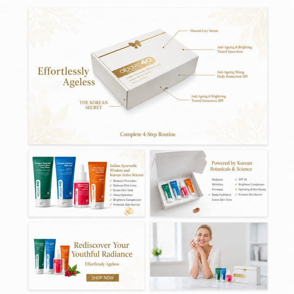 Above40 Complete Holistic Skincare Ritual Box - Gift the Art of Self-Love
