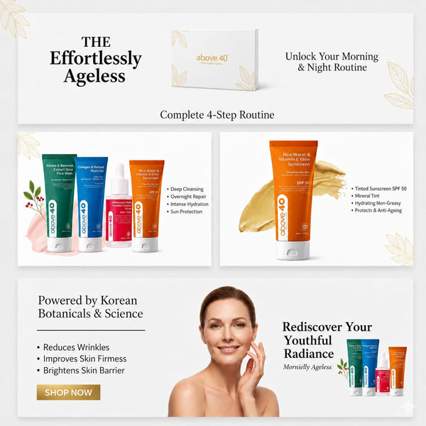 Above40 Complete Holistic Skincare Ritual Box - Gift the Art of Self-Love