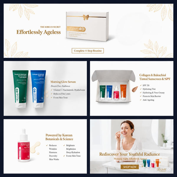 Above40 Complete Holistic Skincare Ritual Box - Gift the Art of Self-Love
